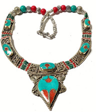 TÜRKIS, KORALLE  EDELSTEIN