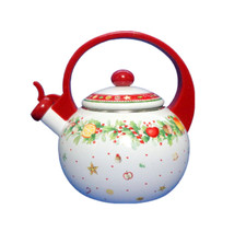 Wasserkocher / Teekessel Villeroy & Boch Winter Bakery Delight Emaille Metall