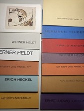 14x Kunst Kataloge Galerie