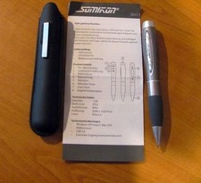 Somikon-Laser Scanner: 3 in 1 Mini-Dokumentenscanner im Kugelschreiber SC-390.KS