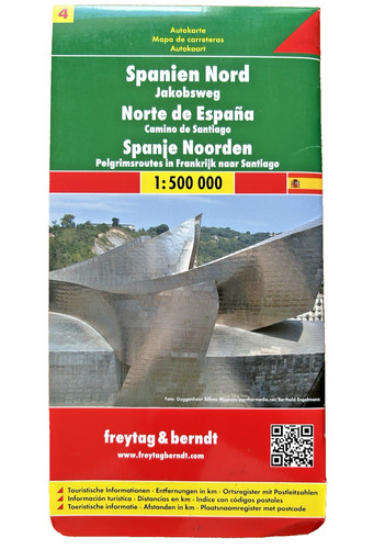 Autokarte spanien nord - spanien, |