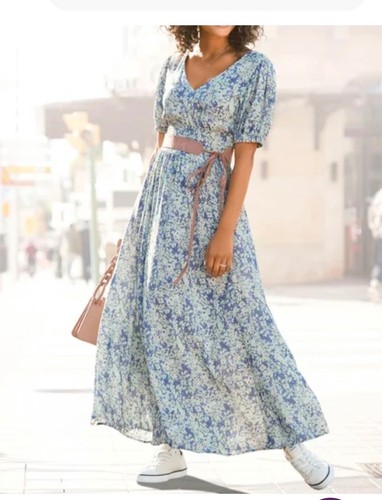 Blumen damen sommer maxi - blumen,