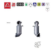 Katalysator vorne für OPEL Astra J Corsa D E Insignia SAAB 9-5 - 1.6 Turbo