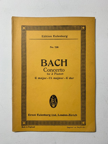 Noten bach concerto for - concerto,
