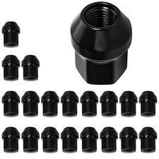 20 Schwarze Radmuttern Muttern