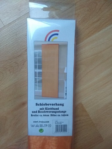 Schiebevorhang m klettband - 2, x