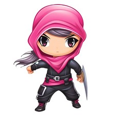 3X Autoaufkleber Sticker Ninja