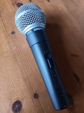 Gesangsmikrofon Shure SM 58 mit Schalter und Tasche