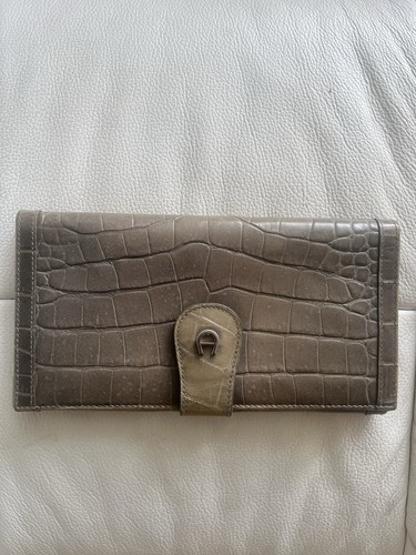 Schöne große aigner leder - schöne,