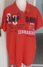 CAMP DAVID Poloshirt rot Gr.XXL