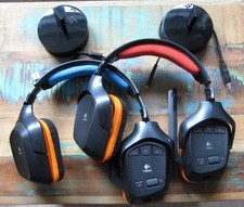 2x Logitech G930 Headset (defekt) +  2 x USB-Dongle +  2 x Dockingstation 