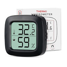 Raum MINI Thermometer Klein Hygrometer mit Magnet stehend Wand Kleber + Batterie