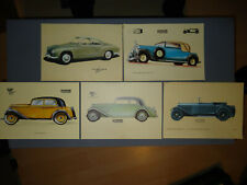 11 Alte VW Karmann Karosserie Prospekte Oldtimer Ghia Adler Benz Buic Fiat 28 cm