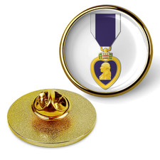 Purple Heart Medal Hat Pin