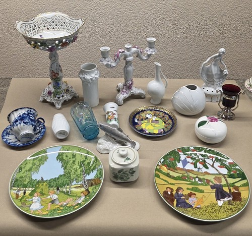 Porzellan glass vasen - vasen, figuren