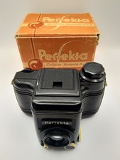 PERFEKTA 6x6 analoge Rollfilm Kamera Bakelit-Gehäuse - VEB Rheinmetall Sömmerda