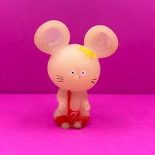 Vintage Glo Friends Gloworm Playful Pets Maus Fakie Bootleg Spielfigur 1980er