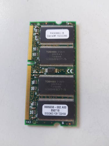 Toshiba 256mb 133 144pin - toshiba,