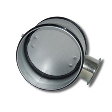 Wickelfalzrohr Absperrklappe