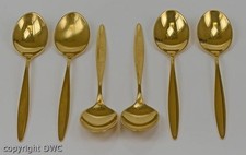 6 Kaviarlöffel Silber Löffel