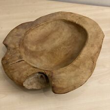 Handgefertigte Holzschale aus Hartholz – Wahrscheinlich Olivenholz, Unikat