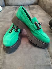 Tamaris Plateauslipper grün/türkis Gr. 41