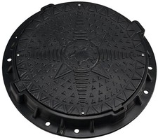 Schachtabdeckung Kanaldeckel Schachtdeckel Ø600/800 125 kN Belastbar bis 12,5 t