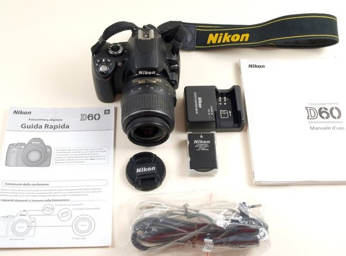 Nikon d60 55mm 10mp - 18-55mm,