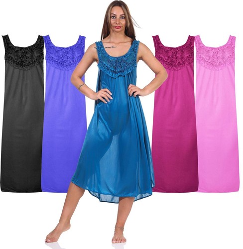 Damen nachthemd sleepshirt mit - nachthemd,