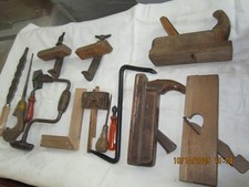 Konvolut altes Schreinerwerkzeug, 14 Teile