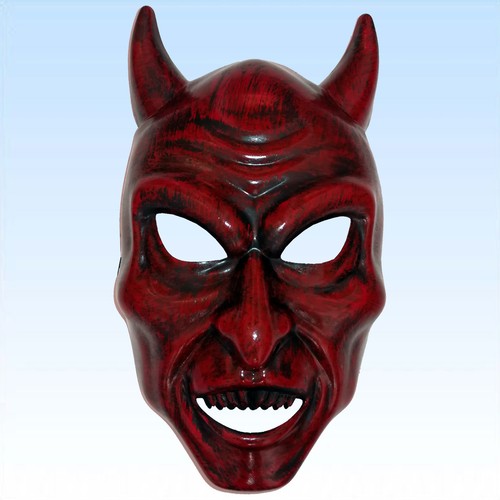 Teufelsmaske halbmaske teufel - halbmaske,