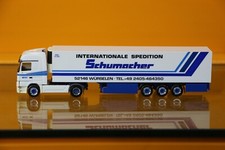 Herpa HO 150514 Mercedes Actros Kuhlkoffer-sattelzug Schumacher