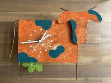 Wanduhr - Kuh / Cow -