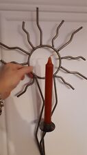Kerzenhalter?☀️ Wandmontage Sonne Sonnenlaterne Sonnenlampe Lampe Sonne Metall 