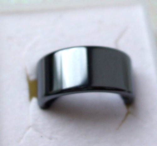 Hämatit ring ca 9 - ring,, ,