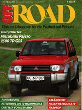 Zeitschrift Off Road #7 von 1991 Mitsubishi Pajero L 300 WOhnmobil Chrysler Voya