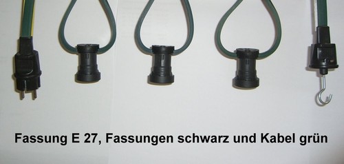 Illu lichterkette grün - illu,