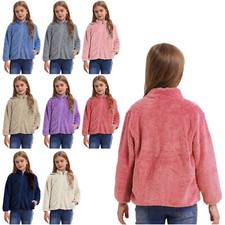 DE Unisex Kinder Fleece-Jacke