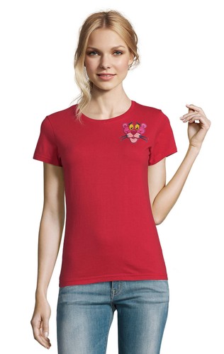 Damen shirt panther patch - panther,