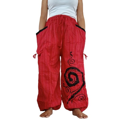 Rote thai haremshose - rote,