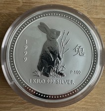 1 Kg 1000 Gramm Silber Lunar 1