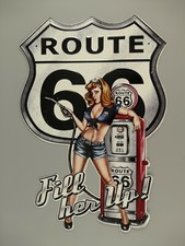 Blechschild XXL Route 66