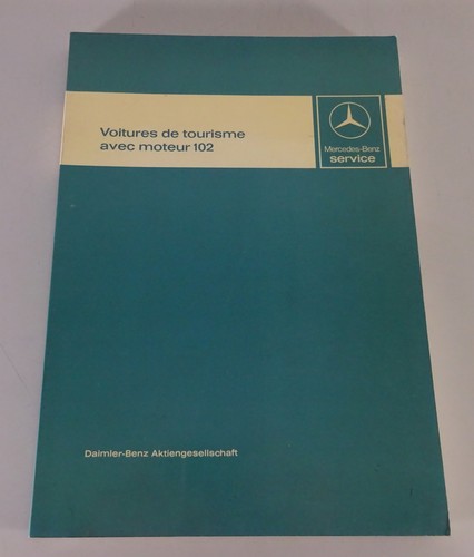 Manuel atelier mercedes - d'atelier, mercedes-benz