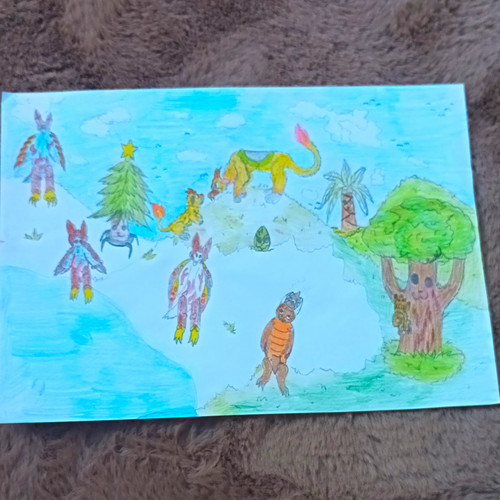 Monstravar fantasy gemälde - fantasy,