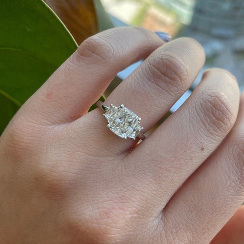 Karat weißgold eleganter - 14,