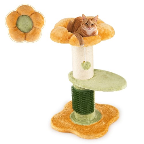 Northix katzenbaum gelb - katzenbaum, cm