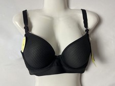 Sport BH schwarz mit Bügel