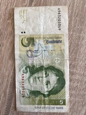 5 Deutsche Mark Schein -