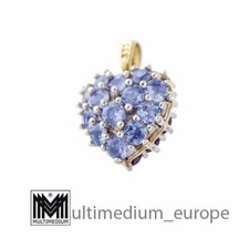 333 Gelbgold Weißgold Herz