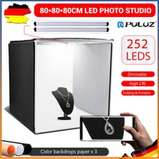 80x80x80cm Fotobox Fotostudio LED Lichtbox CRI 95+ für Professionelle Fotografie